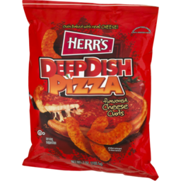 Photo of Herr's Cheese Curls Deep Dish Pizza Flavor