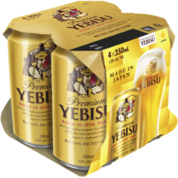 Photo of Yebisu Premium Can 4x350ml