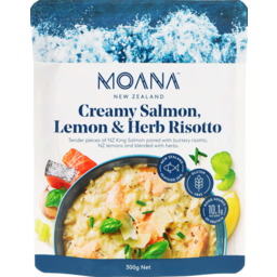 Photo of Moana New Zealand Creamy Salmon, Lemon & Herb Risotto
