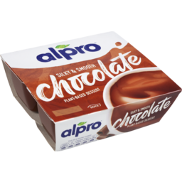 Photo of Alpro Plant-Based Dessert Silky & Smooth Chocolate 4 Pack X