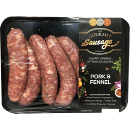 Photo of Gourmet Sausage Pork & Fennel 500gm