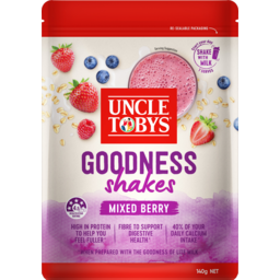 Photo of Uncle Tobys Goodness Mixed Berry Shake 140g