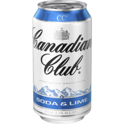 Photo of Canadian Club Soda & Lime Can