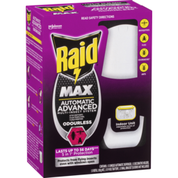 Photo of Raid Max Automatic Advanced Multi-Insect Indoor Pest Control System Indoor 185g