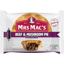 Photo of Mrs Mac's Beef & Mushroom Pie 175g 175g