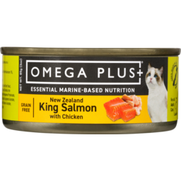 Photo of Omega Plus Wet Cat Food Salmon Chicken 85gm