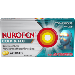 Photo of Nurofen Cold And Flu Multi-Symptom Relief Tablets g Ibuprofen 24 Pack
