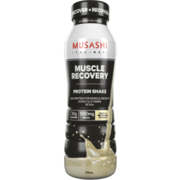 Photo of Musashi Muscle Recovery Vanilla Milkshake Flavour Protein Shake 375ml