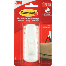 Photo of Command Mounting Hook Large - White 1 Pack