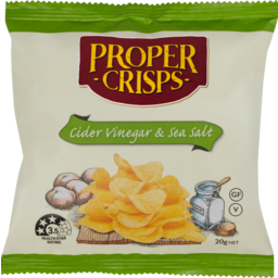 Photo of Proper Crisps Cider Vinegar & Sea Salt