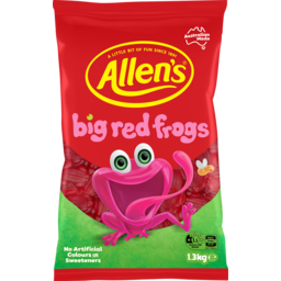 Photo of Allens Frogs Alive Lollies Bag 1.3kg