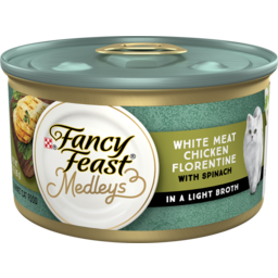 Photo of Fancy Feast Cat Food Elegant Medleys White Meat Chicken Florentine