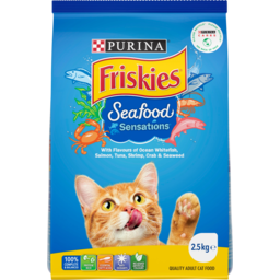 Photo of Purina Friskies Seafood Sensations Dry Cat Food 2.5kg
