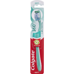 Photo of Colgate 360 Degree Whole Mouth Clean With Tongue Cleaner Soft Toothbrush Single