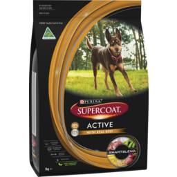 Photo of Supercoat Adult Active Beef Dry Dog Food 3kg