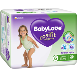 Photo of Babylove Cosifit Nappies 15-25kg 26pk