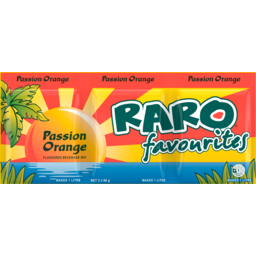 Photo of Raro Sachets Drink Mix Passion Orange 3 Pack