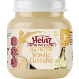 Photo of Heinz Custard Vanilla 6+ Months Smooth Baby Food 110g