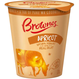 Photo of Brownes Yoghurt Natural with Apricot (170g)