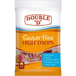 Photo of Double D S/F Fruit Drops #70gm