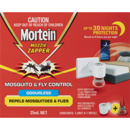 Photo of Mortein Mozzie Zapper Mosquito & Fly Control 25ml