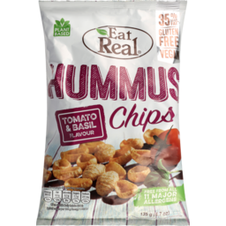 Photo of Eat Real Hummus Chips Tomato & Basil Flavour