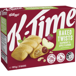 Photo of Kelloggs K-Time Baked Twists Raspberry & Apple 5 Pack
