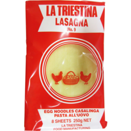 Photo of La Triestina Lasagna Sheets No 9 250g