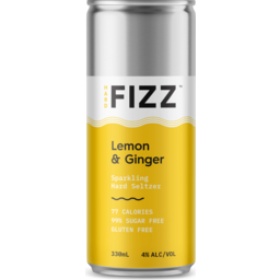 Photo of Hard Fizz Lemon And Ginger Seltzer