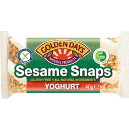 Photo of Golden Days Yoghurt Sesame Snaps