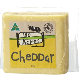 Photo of 180 Acres Cheddar 200g