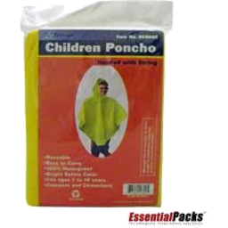 Photo of Poncho H/Duty Kids Yellow1pk