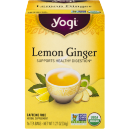 Photo of Yogi Lemon Ginger Tea Bags - 16 Ct