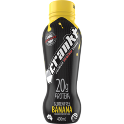 Photo of Crankt Banana Premium Protein Shake Gluten Free