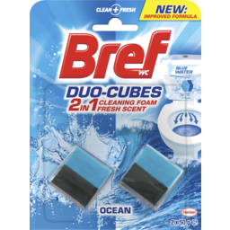 Photo of Bref Duo Cubes Original In Cistern Toilet Cleaner 50g 2pk