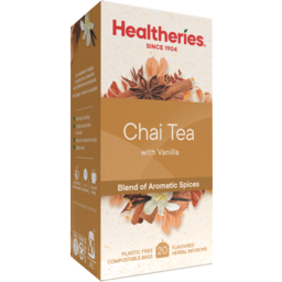 Photo of Healtheries Tea Bags Vanilla Chai 20 Pack