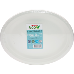 Photo of SPAR Biodegradable Oval Plate cm 8 pack