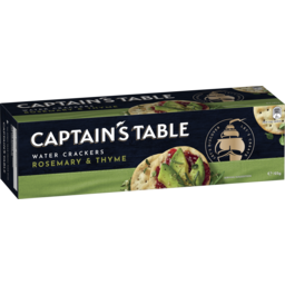 Photo of Captains Table Water Crackers Rosemary & Thyme