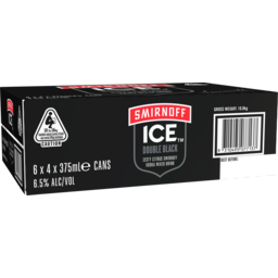 Photo of Smirnoff Ice Double Black Cans 6.5%