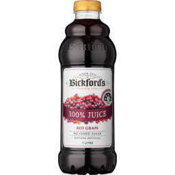 Photo of Bickfords 100% Juice Red Grape 1l