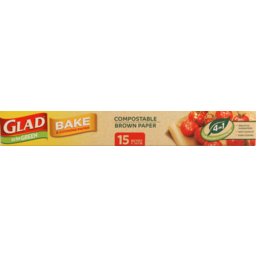Photo of Glad To Be Green Compostable Bake Cooking Paper 15m
