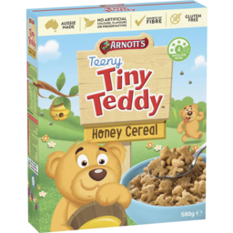Photo of Arnott's Tiny Teddy Honey Cereal 580gm