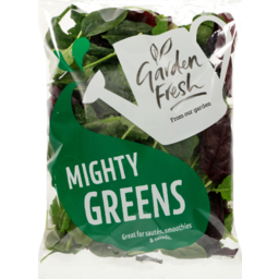 Photo of Living Foods Garden Fresh Mighty Greens Salad Spinach Beet Top Kale Chard Collard 120g