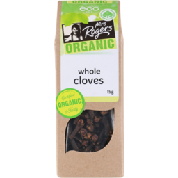 Photo of Mrs Rogers Eco Organic Whole Cloves 15g