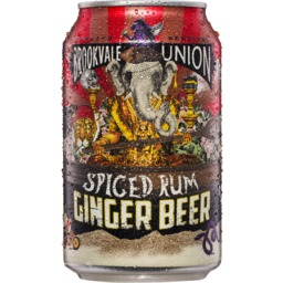 Photo of Brookvale Union Spiced Rum & Lime Ginger Beer Can 330ml
