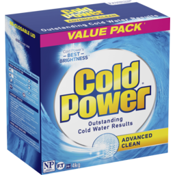 Photo of Cold Power Advanced Clean, Washing Powder Laundry Detergent, 4kg