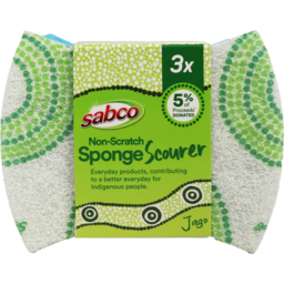 Photo of Sabco Jingo Non-Scratch Sponge Scourer 3 Pack
