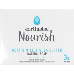 Photo of Earthwise Soap Bar Goats Milk Shea Butter 3 Pack