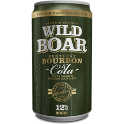 Photo of Wild Boar Bourbon & Cola 12% 375ml