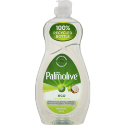 Photo of Palmolive Ultra Eco Naturally Antibacterial Dishwashing Liquid 500ml Coconut And Lime Powerful Biodegradable Formula 500ml